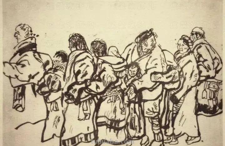 陈丹青速写作品100幅