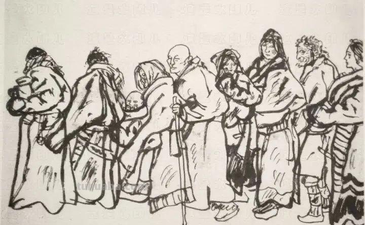 陈丹青速写作品100幅
