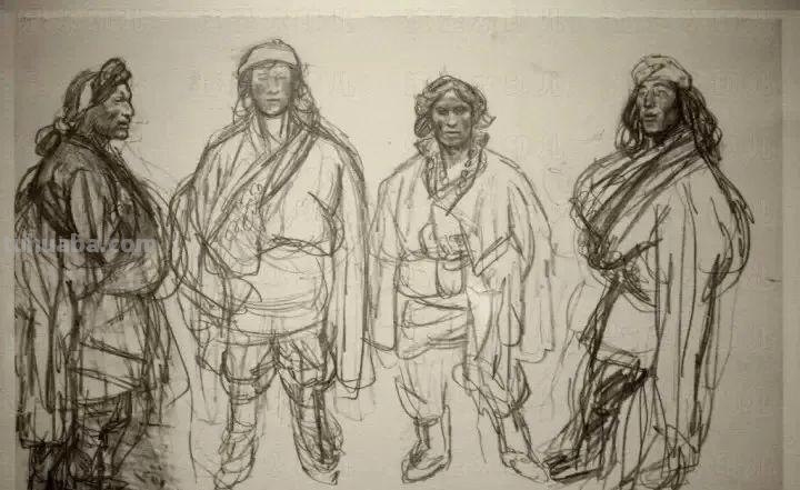 陈丹青速写作品100幅