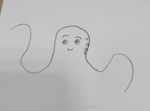 章鱼怎么画儿童简笔画 儿童画章鱼？