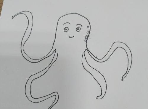 章鱼怎么画儿童简笔画 儿童画章鱼？