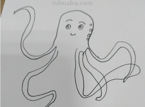 章鱼怎么画儿童简笔画 儿童画章鱼？