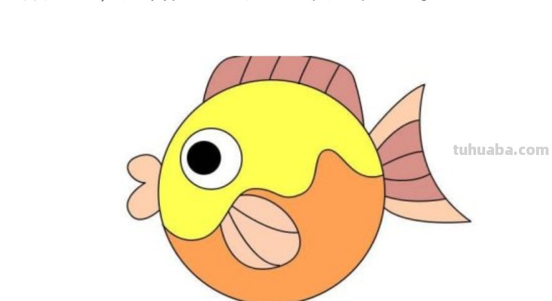 小鱼的简笔画怎么画 儿童简笔画：可爱小金鱼的画法？