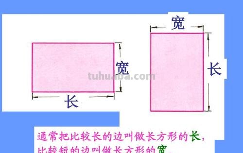 长方形的长和宽怎么分 长方形的长和宽怎么分图片