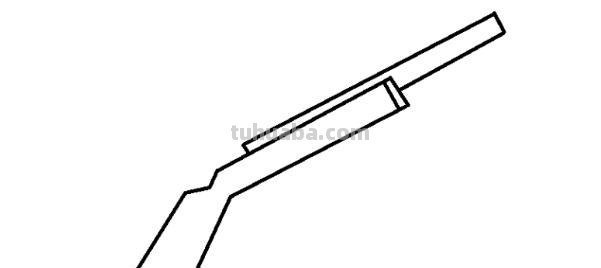 机枪怎么画彩铅颜色 一步一步教你画ak？