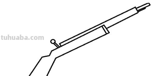 机枪怎么画彩铅颜色 一步一步教你画ak？