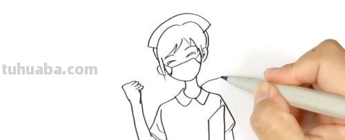 护士的速写 人物速写如何画好动态线呢? 护士的速写 人物速写如何画好动态线呢?