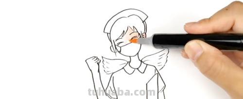 护士的速写 人物速写如何画好动态线呢? 护士的速写 人物速写如何画好动态线呢?