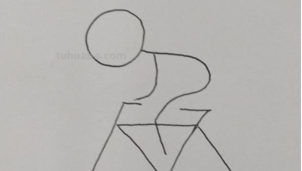 小人的简笔画怎么画 骑单车小人的简笔画方法？