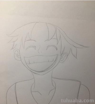 路飞的简笔画怎么画 海贼王人物绘画？
