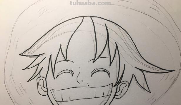路飞的简笔画怎么画 海贼王人物绘画？