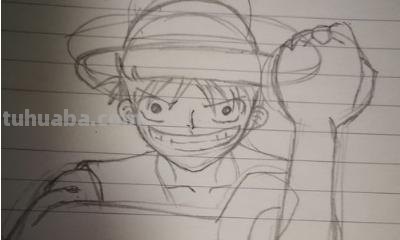 路飞的简笔画怎么画 海贼王人物绘画？