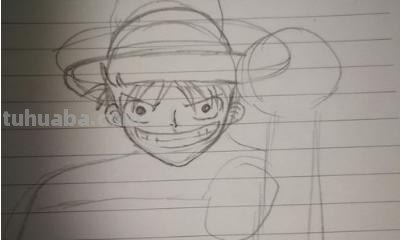 路飞的简笔画怎么画 海贼王人物绘画？