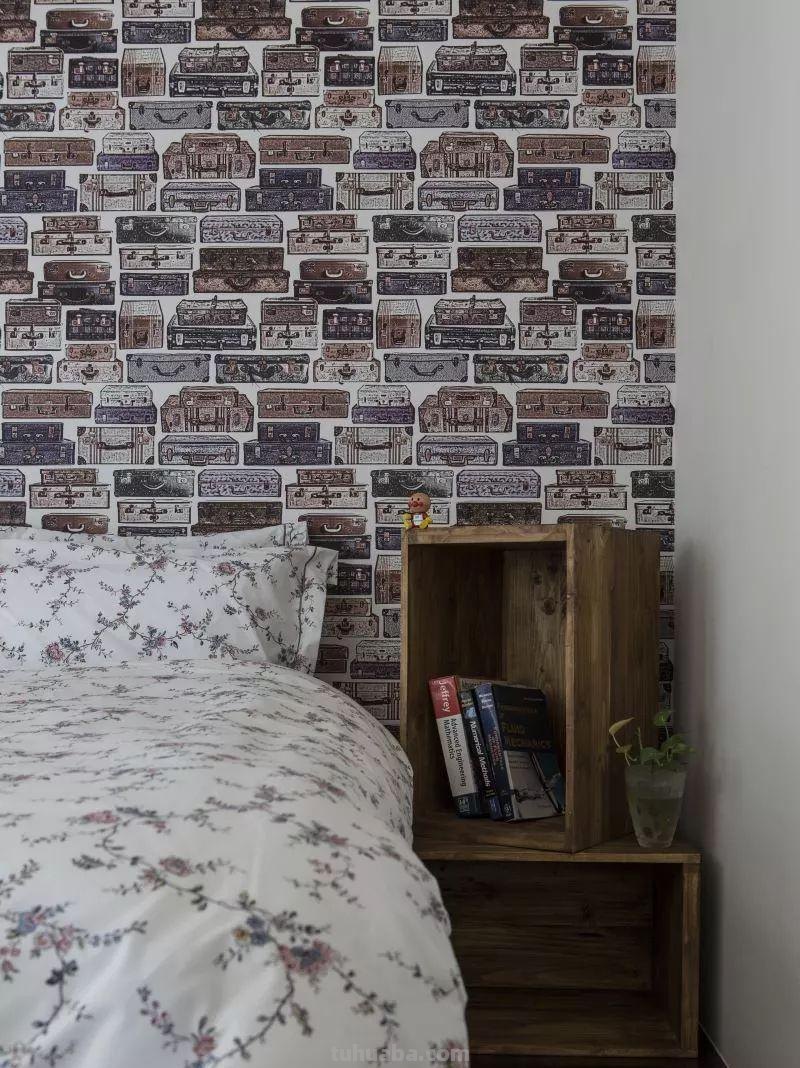 87㎡复古工业风，金属+水泥与原木的碰撞，小两居装出豪宅范