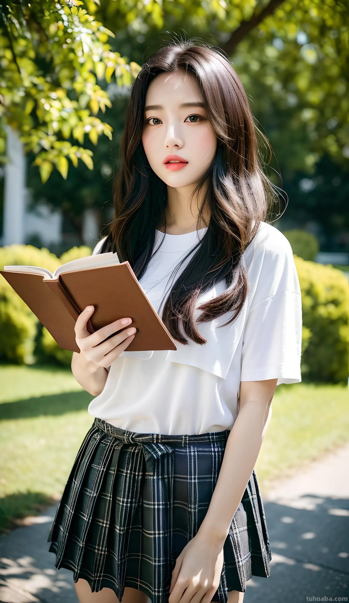 AI绘画之在校园女生的各种服装款式里，JK装在你心目中排第几？