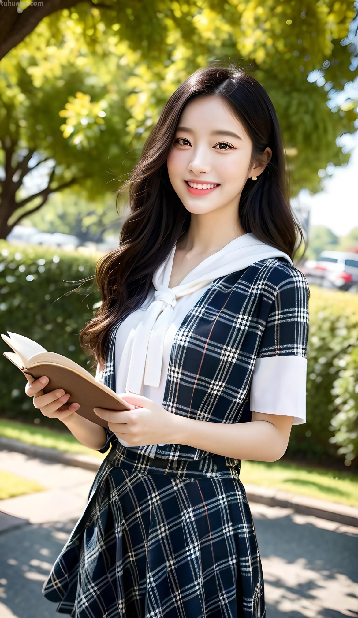 AI绘画之在校园女生的各种服装款式里，JK装在你心目中排第几？