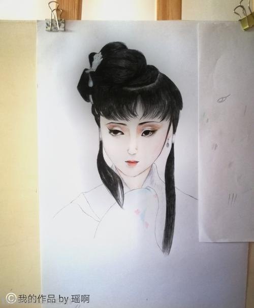 怎么画林黛玉 彩铅 彩铅手绘人物教程？