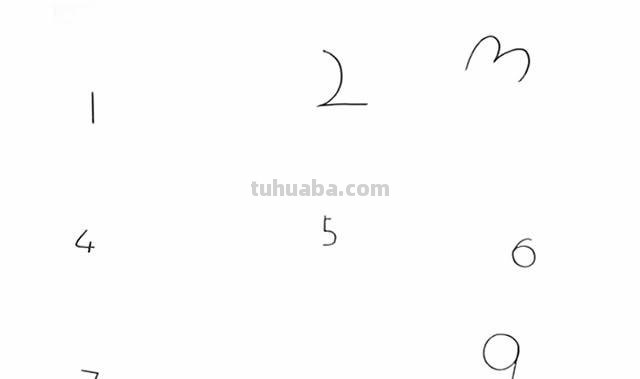 数字怎么画动物简笔画 怎样用简单的数字画小动物？