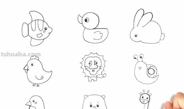 数字怎么画动物简笔画 怎样用简单的数字画小动物？