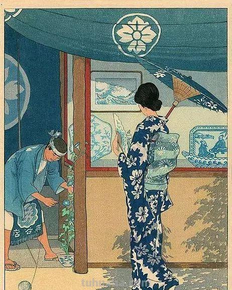 从英国水彩画到日本浮世绘：画中的春水初生