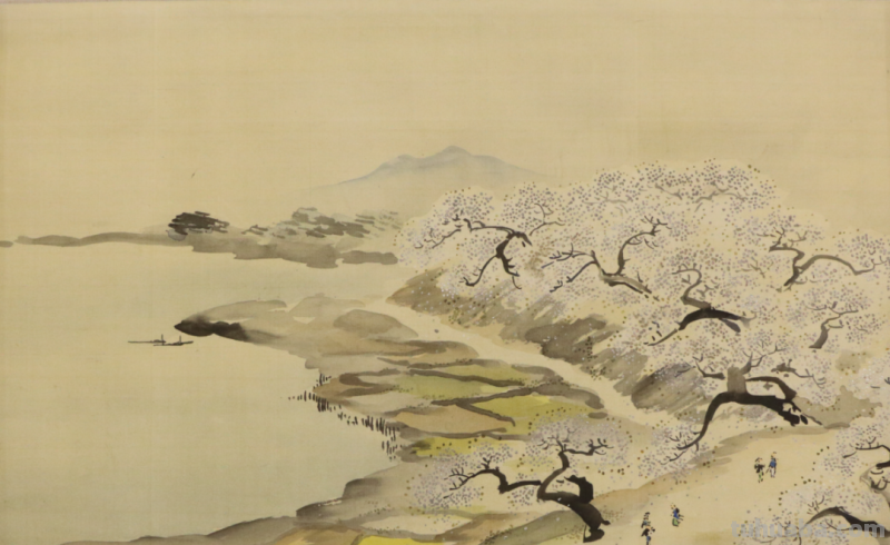 从英国水彩画到日本浮世绘：画中的春水初生