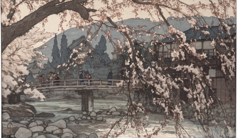 从英国水彩画到日本浮世绘：画中的春水初生