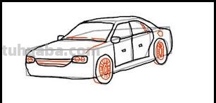 小轿车怎么画简笔画 如何画汽车简笔画？