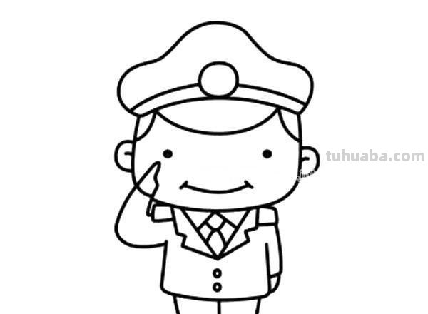 小警察怎么画简笔画 简笔画警察怎么画？