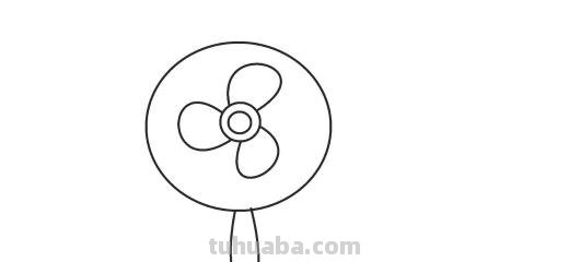 电风扇怎么画简笔画 扇画简单教程？