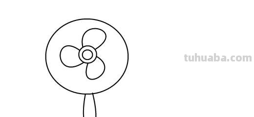 电风扇怎么画简笔画 扇画简单教程？