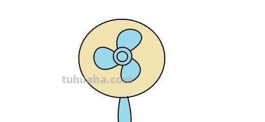 电风扇怎么画简笔画 扇画简单教程？