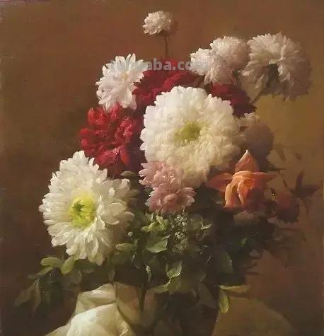 静物花卉油画 乌克兰Sevryukov dmitry作品欣赏