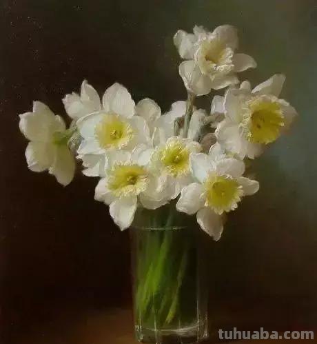 静物花卉油画 乌克兰Sevryukov dmitry作品欣赏