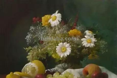 静物花卉油画 乌克兰Sevryukov dmitry作品欣赏