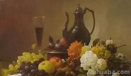 静物花卉油画 乌克兰Sevryukov dmitry作品欣赏