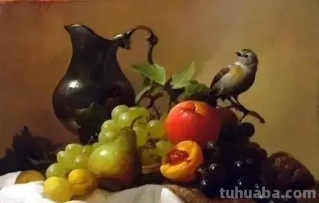 静物花卉油画 乌克兰Sevryukov dmitry作品欣赏
