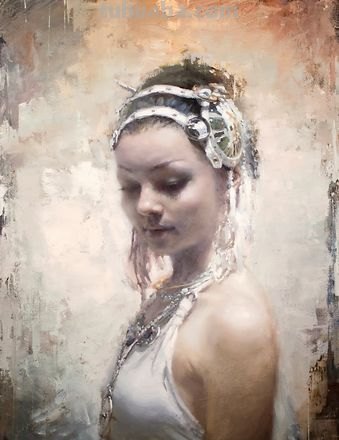 具象画家Jeremy Mann人物油画作品欣赏