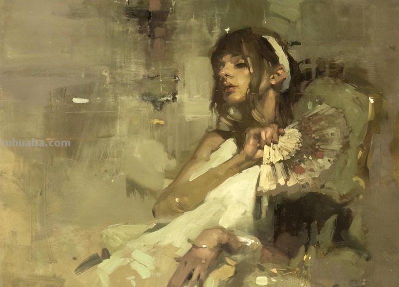 具象画家Jeremy Mann人物油画作品欣赏