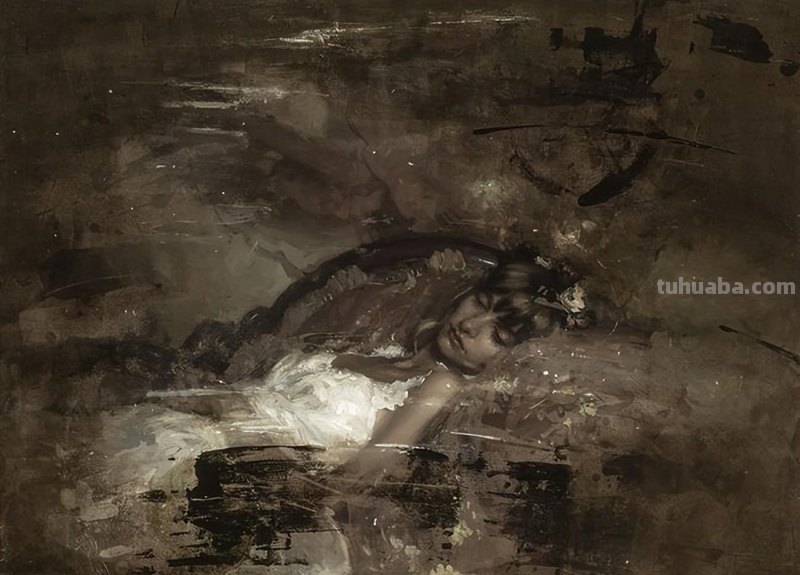 具象画家Jeremy Mann人物油画作品欣赏