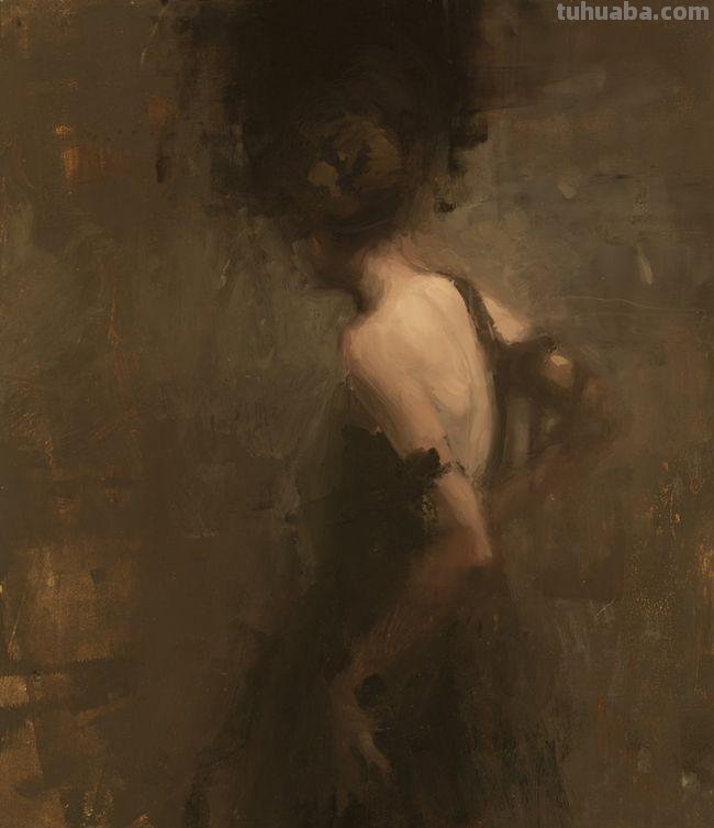 具象画家Jeremy Mann人物油画作品欣赏