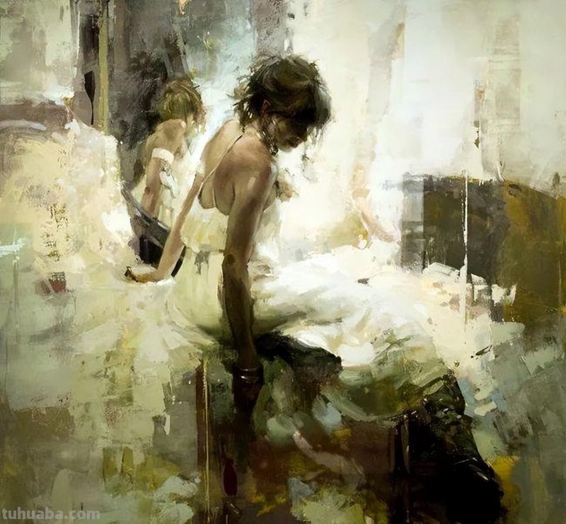 具象画家Jeremy Mann人物油画作品欣赏