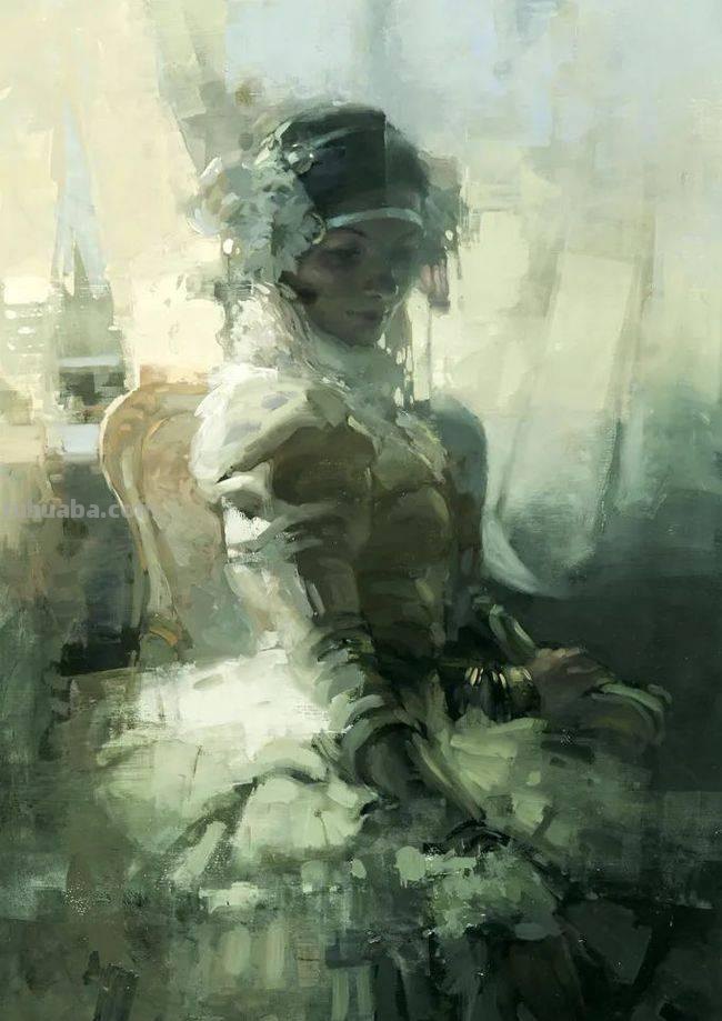 具象画家Jeremy Mann人物油画作品欣赏