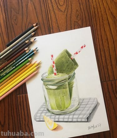 牛奶怎么画 彩铅颜色 三木彩铅肉色怎么调？