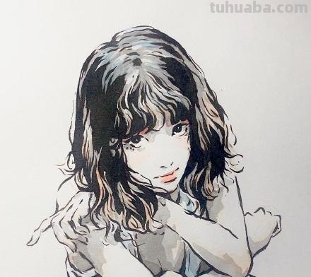 灵动的线条、淡彩的笔墨，绘画速写人物的生动｜CHICHi速写作品