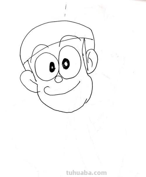 大雄怎么画简笔画步骤 怎样画一只哆啦A梦？