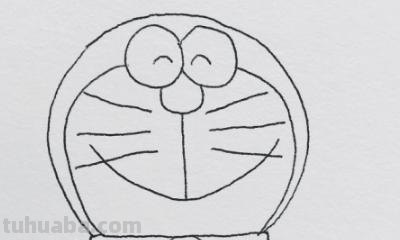 大雄怎么画简笔画步骤 怎样画一只哆啦A梦？