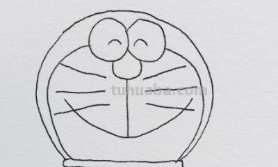 大雄怎么画简笔画步骤 怎样画一只哆啦A梦？