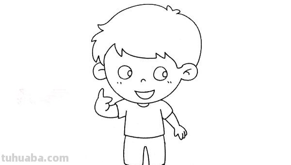 小孩的简笔画怎么画 小男孩简笔画怎么画，怎么快速画男孩简笔画？