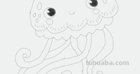 水母怎么画彩铅梦幻 如何画蛋仔水母？