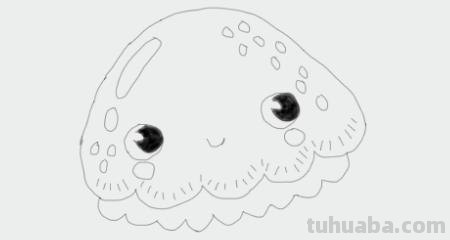 水母怎么画彩铅梦幻 如何画蛋仔水母？
